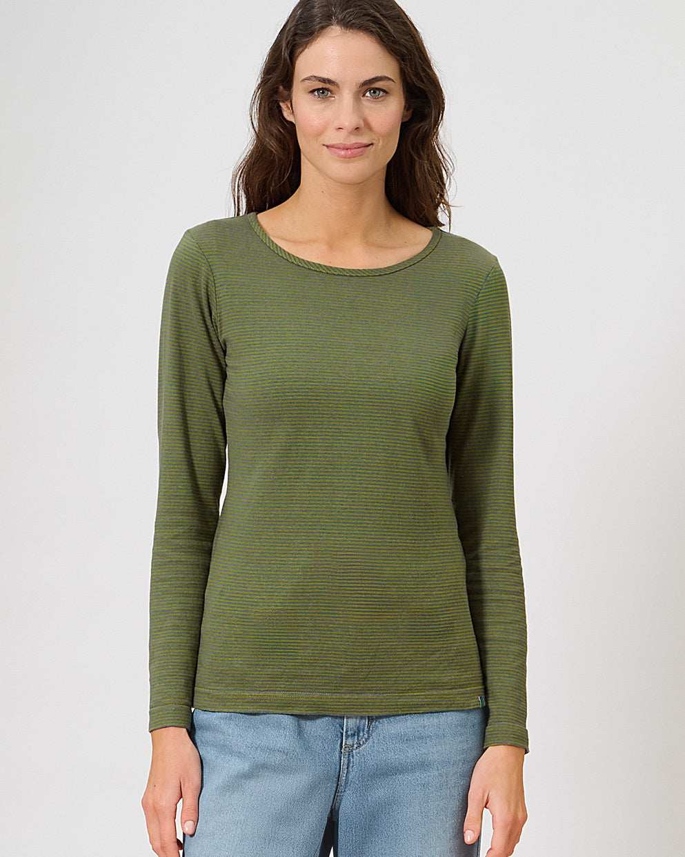 Nachhaltiges Langarmshirt aus Hanf und Bio-Baumwolle