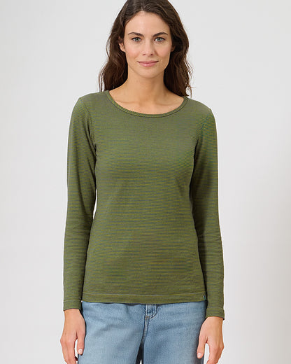 Nachhaltiges Langarmshirt aus Hanf und Bio-Baumwolle