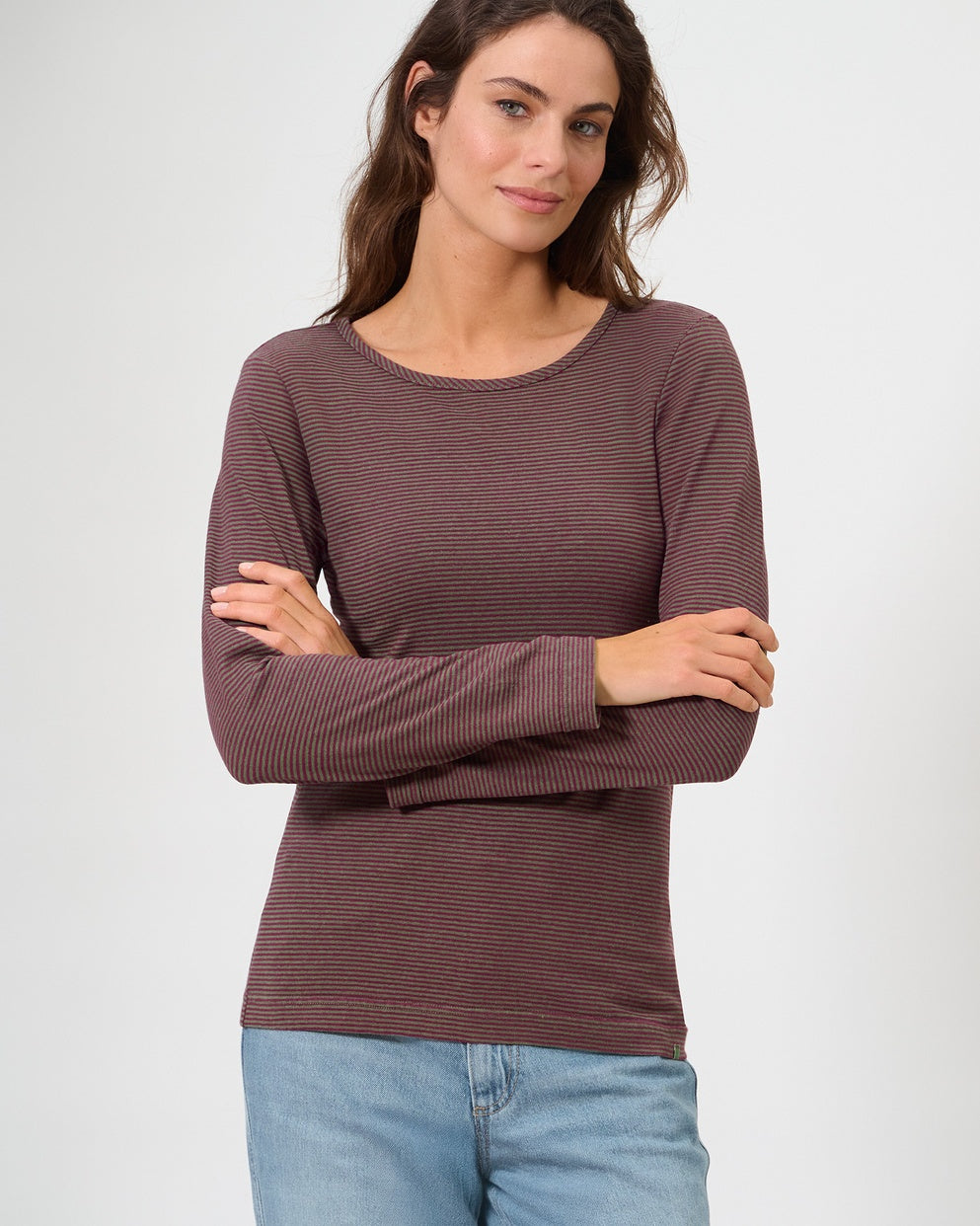 Nachhaltiges Langarmshirt aus Hanf und Bio-Baumwolle