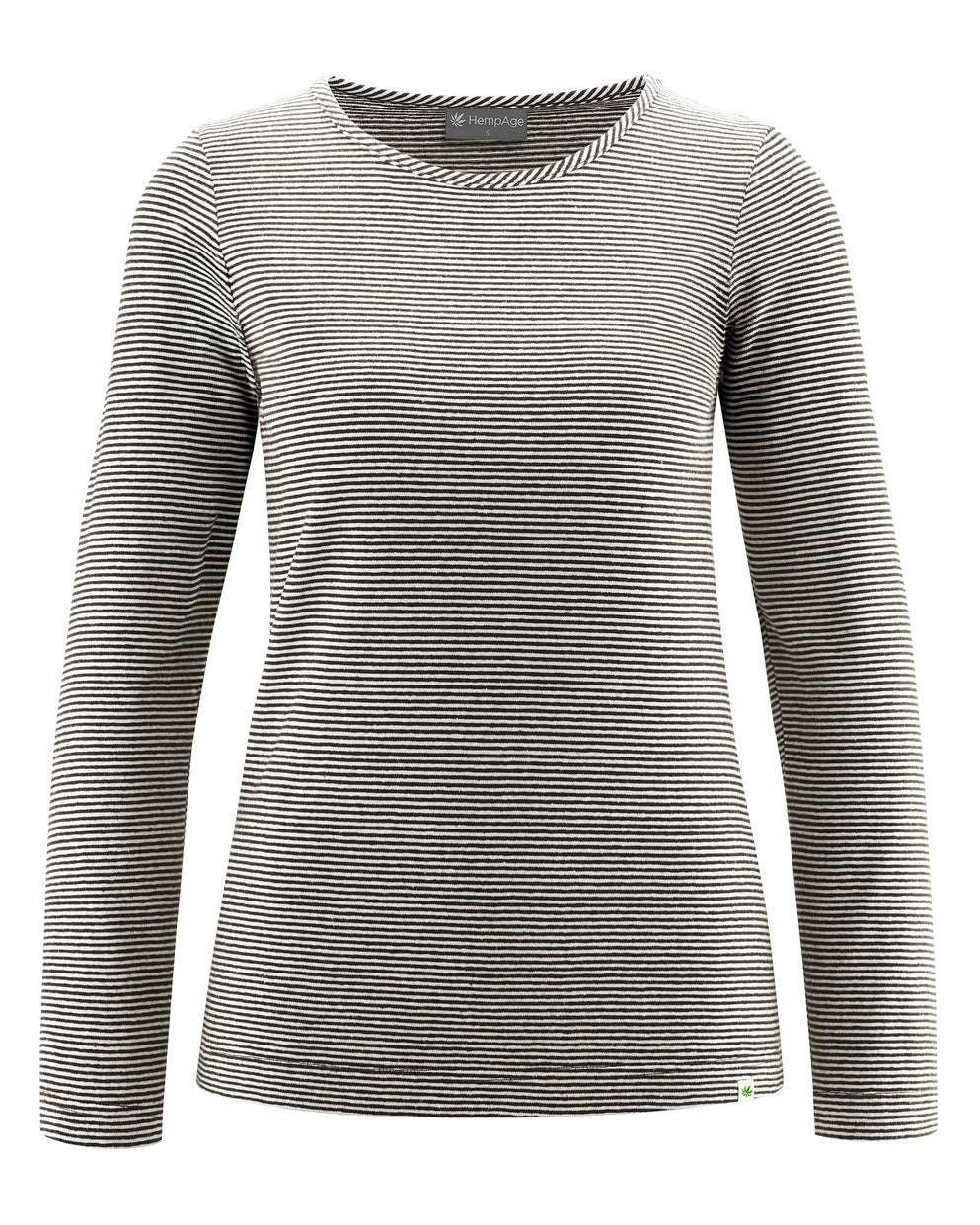 Nachhaltiges Langarmshirt aus Hanf und Bio-Baumwolle