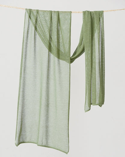 Airy hemp summer scarf | LZ091 