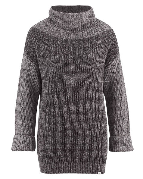 Mottled hemp turtleneck sweater | Women Normal Fit | LZ314