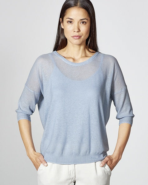 Lightweight hemp knit sweater | Women Casual Fit