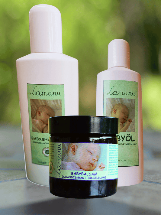 Premium Naturkosmetik Bio-Kosmetik Spezialität Besonderheit Baby Pflegeset