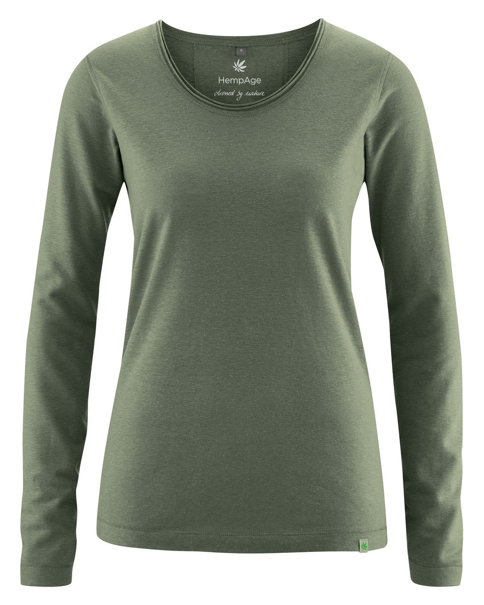 Nachhaltiges Langarmshirt aus Hanf und Bio-Baumwolle