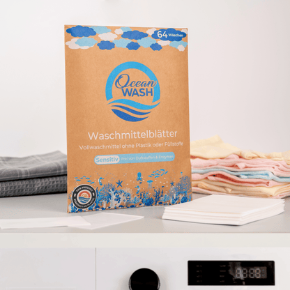 OceanWash Waschmittelblätter | Sensitiv 🤍