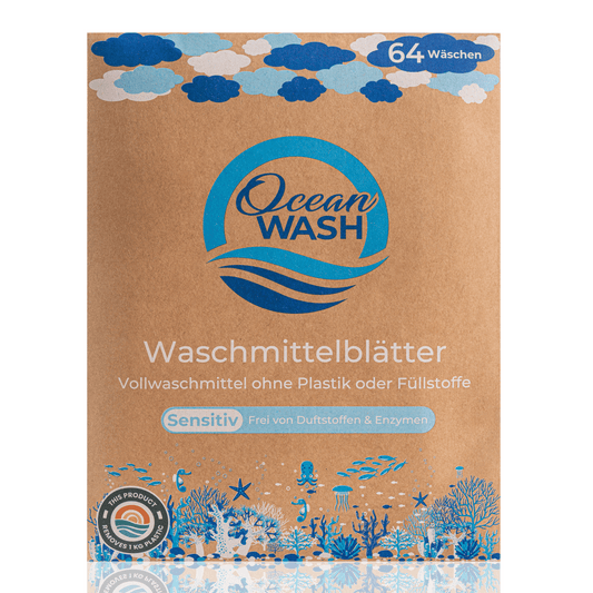 OceanWash detergent sheets | Sensitive 🤍