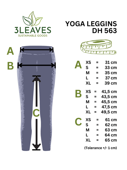 Hemp yoga leggings | Women | DH563 