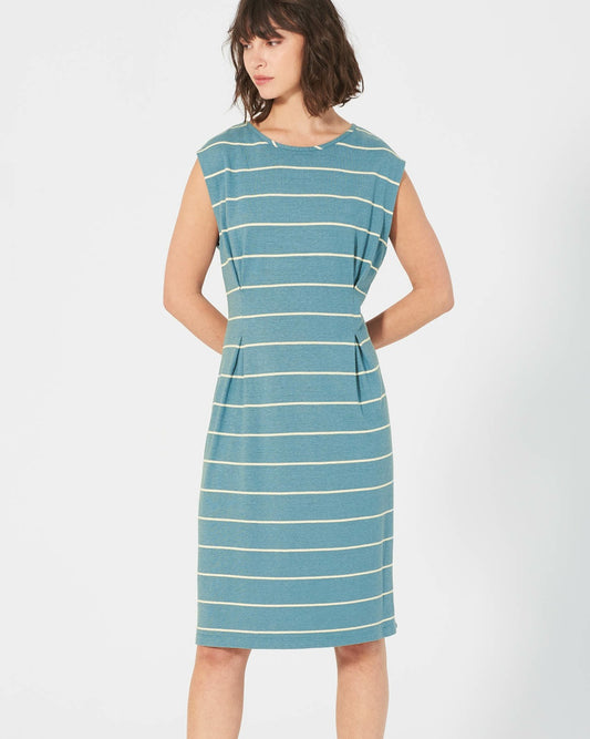 Striped hemp dress | Women Normal Fit | DH148 