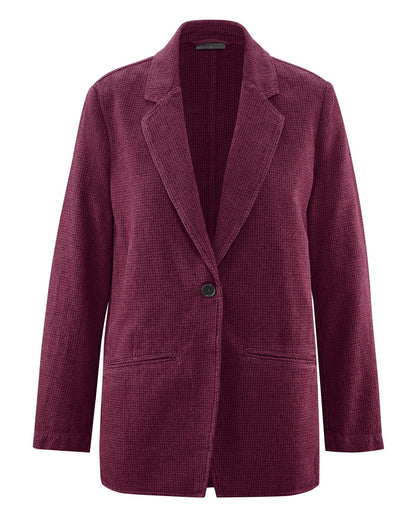 Blazer oversize en chanvre Pepita | Coupe standard | DH766