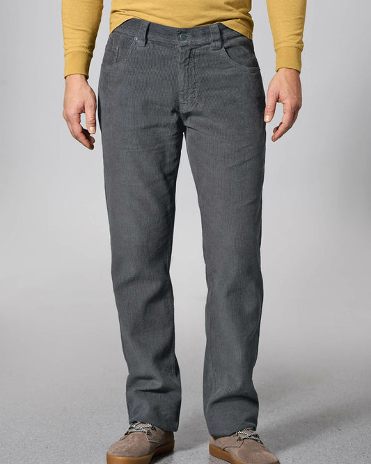 Hemp corduroy trousers | Men Straight Cut
