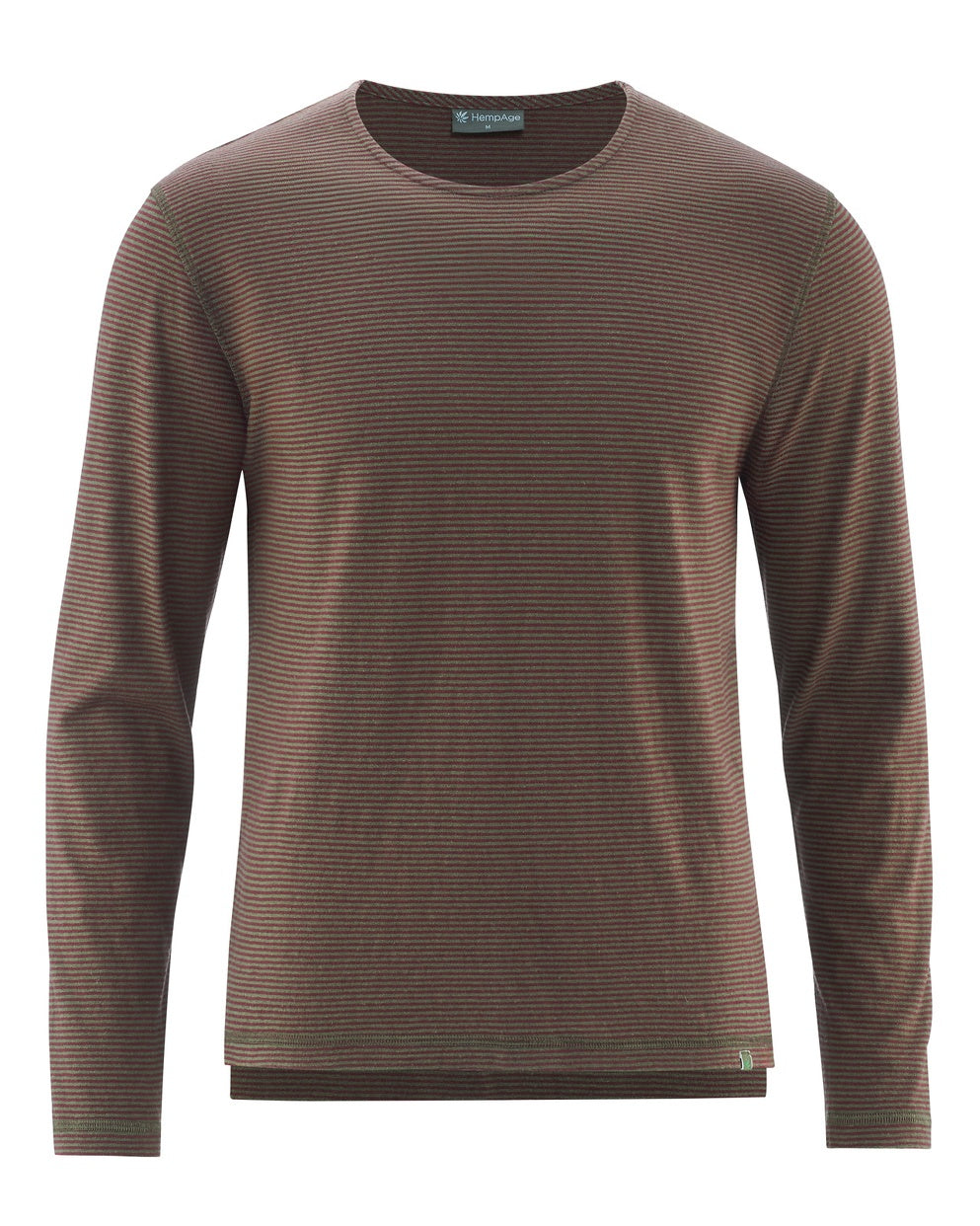 Chemise à manches longues en chanvre rayée | Coupe classique homme | DH803