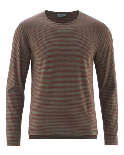 Chemise à manches longues en chanvre rayée | Coupe classique homme | DH803